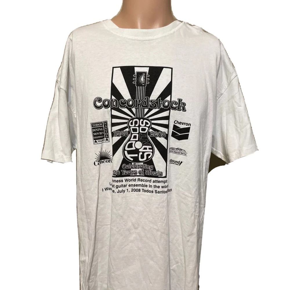 Vintage Guinness World Record Attempt Guitar Ensemble Shirt